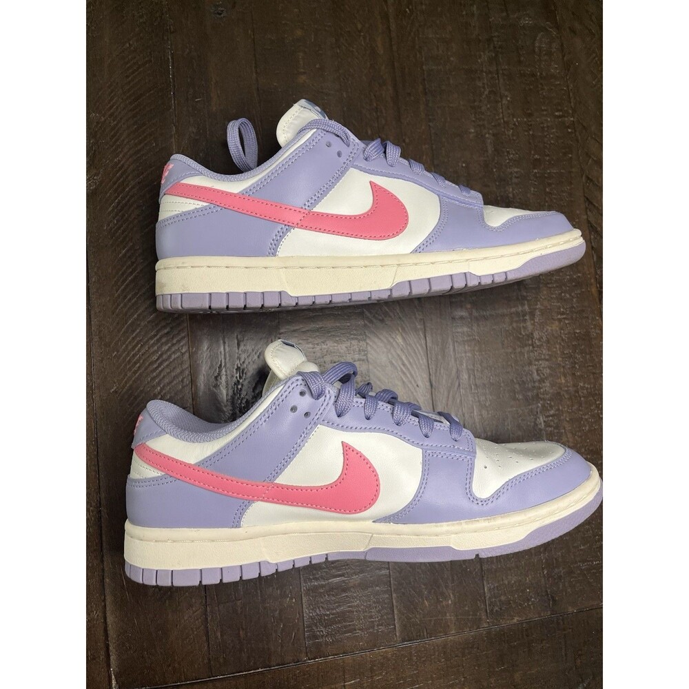 Women’s Nike Dunk Low Size 8.5 Indigo Haze Purple Pink DD1503-500 Sneaker Shoe